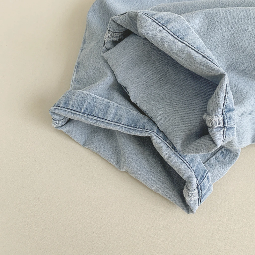 Spring and Autumn Korean Children New Casual Jeans