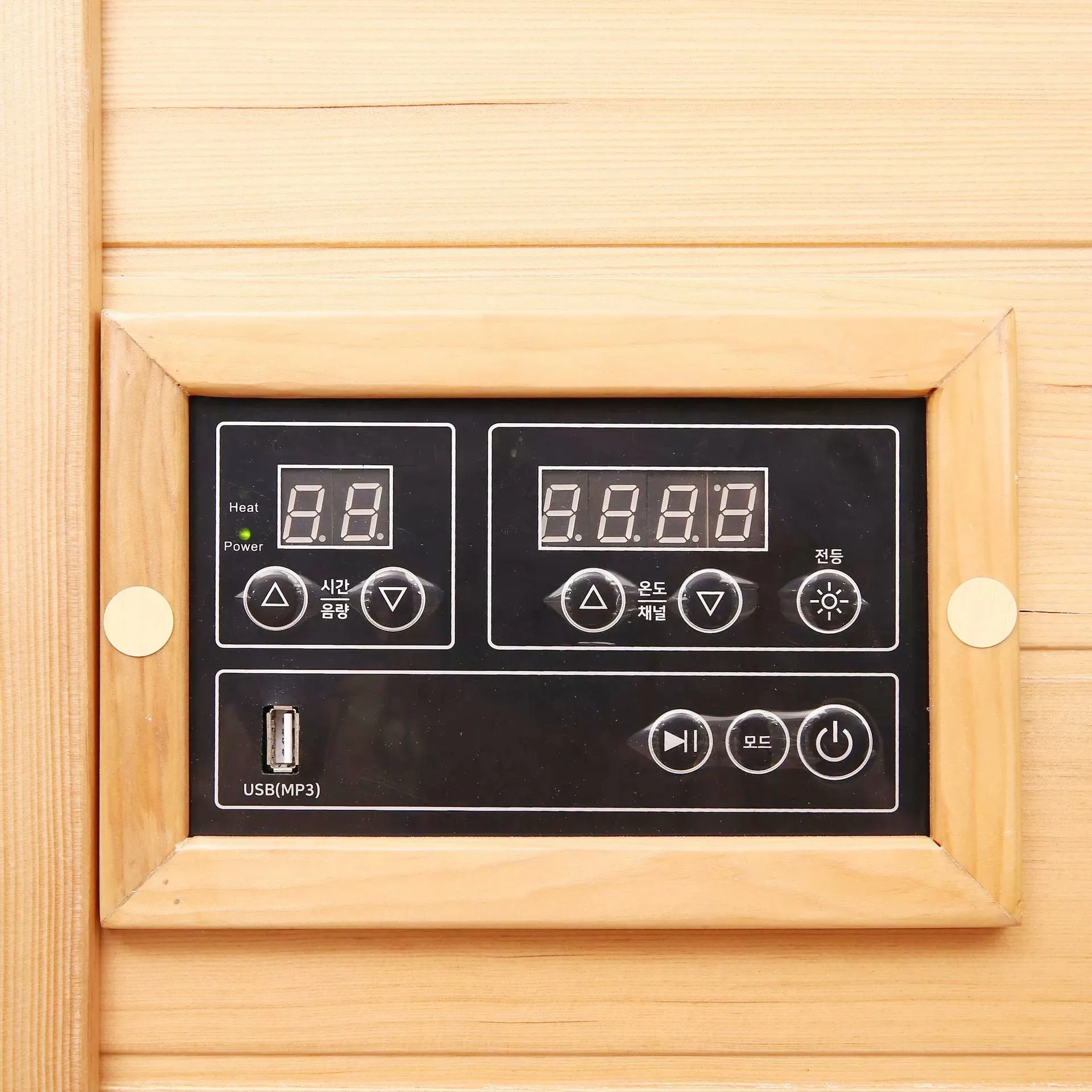 Solid Wood Modern Design 1 Person Steam Far Infrared Sauna Room