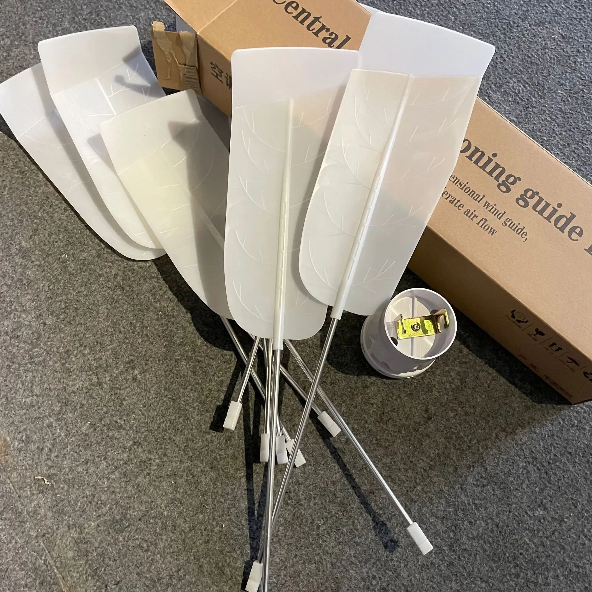 2024 New style air conditioning fan install in  air-conditioner vent guide the wind to cooling the room faster guide fan