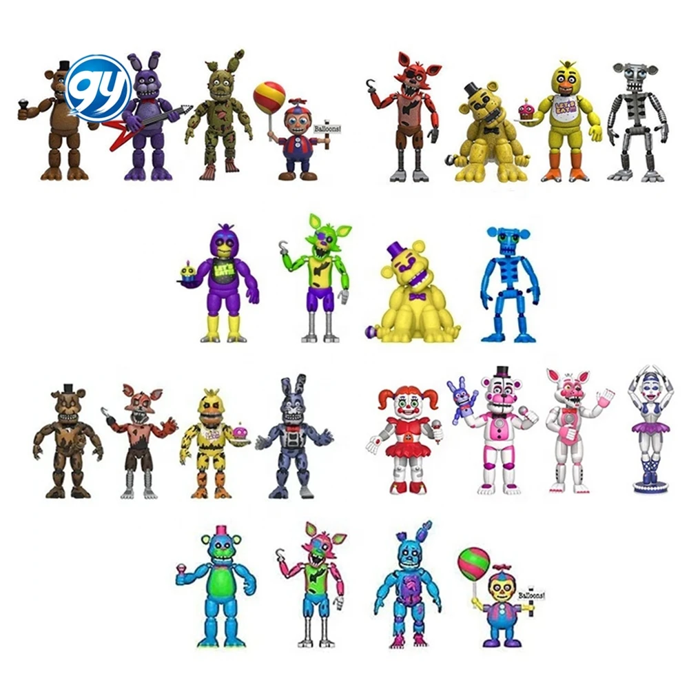 4 шт./набор Фигурка «Пять ночей у Фредди»