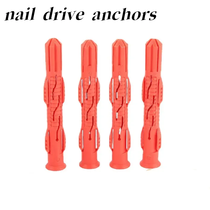 Top quality with bottom price plastic nylon hammer drive nail anchor Competitive Price PA/PE/Nylon Drywall Anchor with l Screw