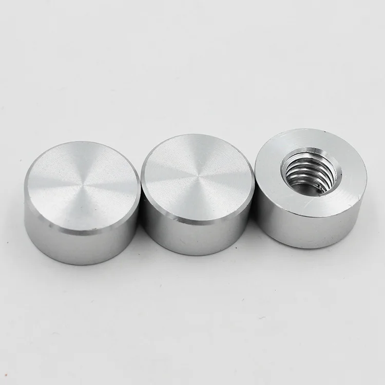 in stock aluminum anodizing 5/16-18 Round decorative Nut for photo frame