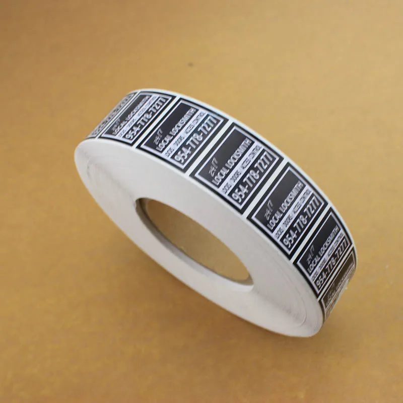 customized Waterproof laminated paper wrap label for glass vial