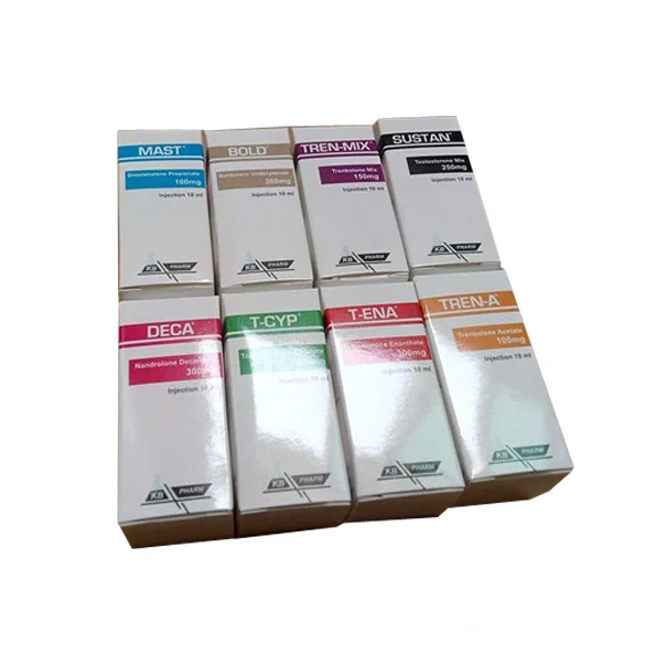 Custom printed waterproof Bodybuilding Pharmaceutical packaging 10ml steroid vial labels and boxes