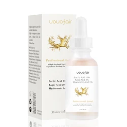 Private Label Custom Dark Spot Remover Skin Whitening Face Serum Lactic Acid Serum with Arbutin  Kojic Acid Niacinamide
