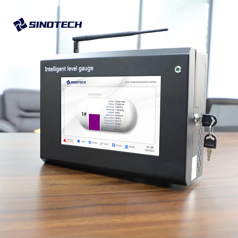 Gas station atg system automatic tank gauge digital fuel magnetostrictive level sensor underground tank level indicator