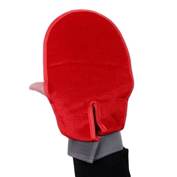 1pc Dog Cat Hair Comb Cleaning Brush Comb Animal Massage Hair Removal Dog Bath Glove Red Pet Grooming Products