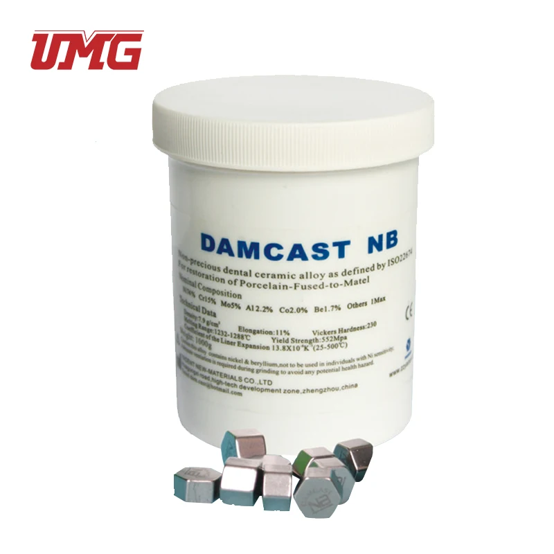 Dental Lab Materials Dentist Used Dental Casting Alloy Nickel Chrome Damcast NB