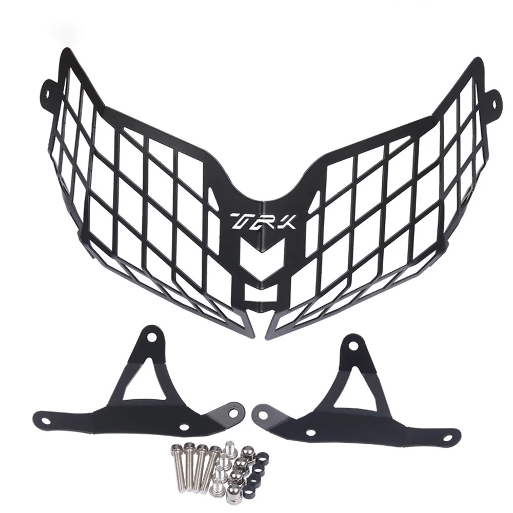 Motorcycle accessories suitable for Benelli 500 TRK502X Jinpeng 502 modified headlight protective cover headlight net