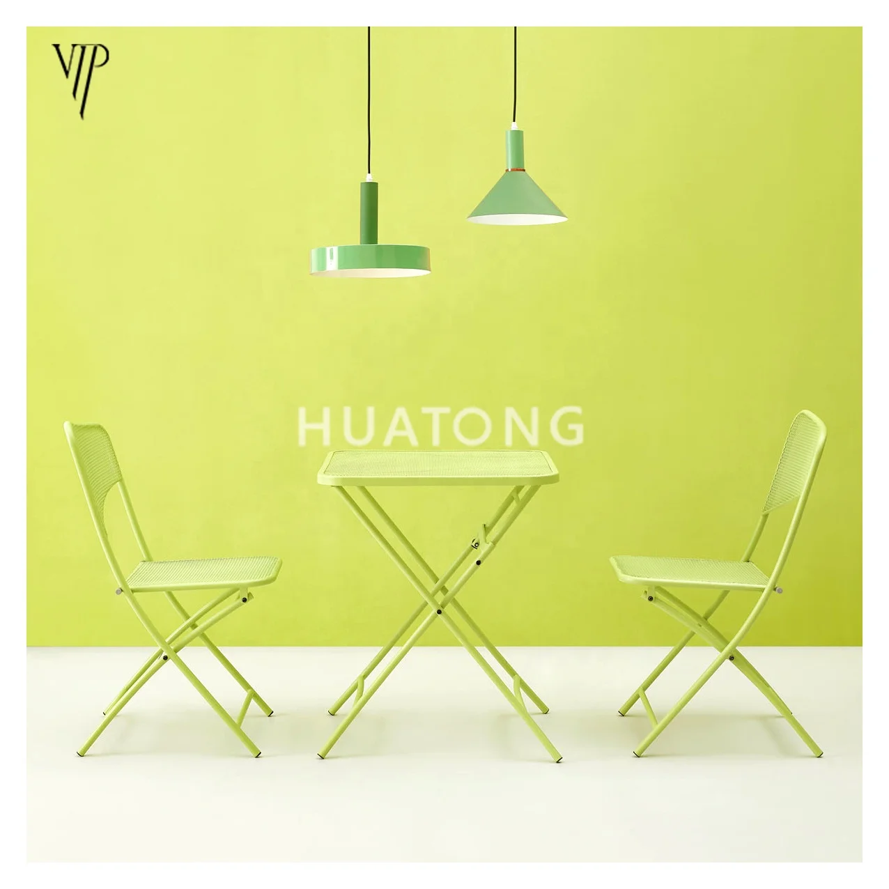 
metal garden Bistro seating set Indoor and Outdoor Floding conversation Chairs and Table 