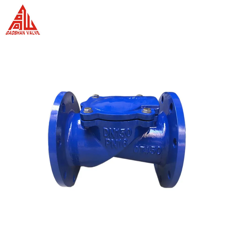 Ductile Iron Flanged Tilting Disc Non Return Sewage Check Valve