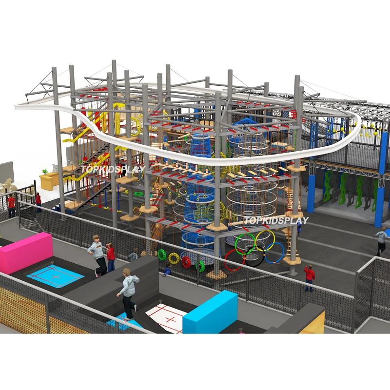 Climbing Frame Children Outdoor Playground Equipment Indoor Entertainment Equipment Plastic Rope Customized Size Plastic Cliffs