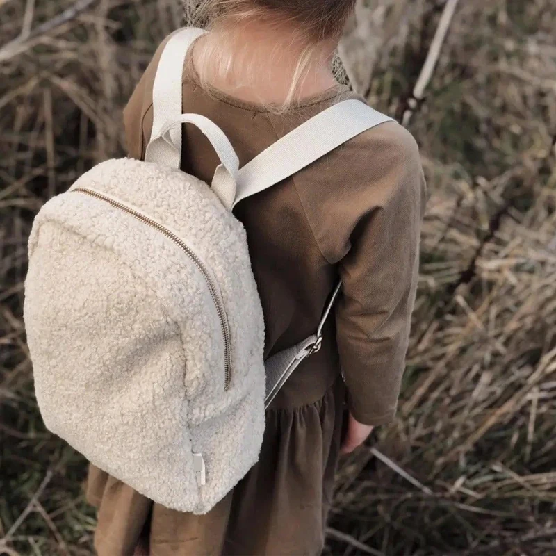 Customization Personalized Wholesale School Bags Student Cotton Embroidery Bag Children Zipper Kids Backpacks