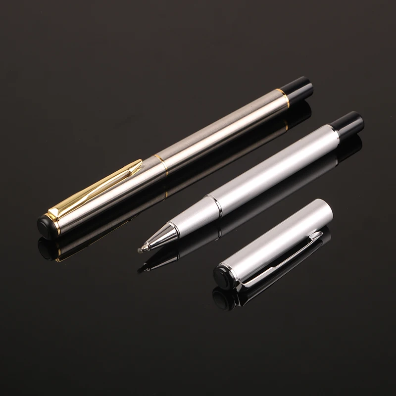 Wholesale and Retail Inexpensive Simplicity Design Hotel Promotion Multicolor Custom Logo Metal Rollerball