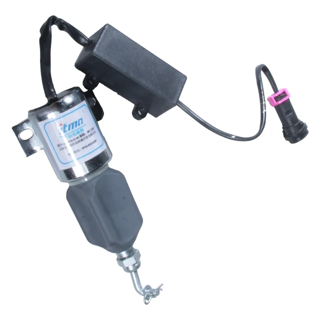 Factory direct price fuel-stop solenoid high durability solenoid 12V/24VDC fuel-stop solenoid