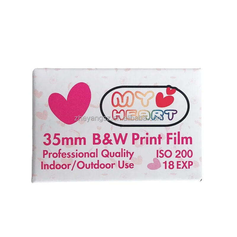 18 EXP ISO 200 35mm black and white print film 35mm film roll for camera