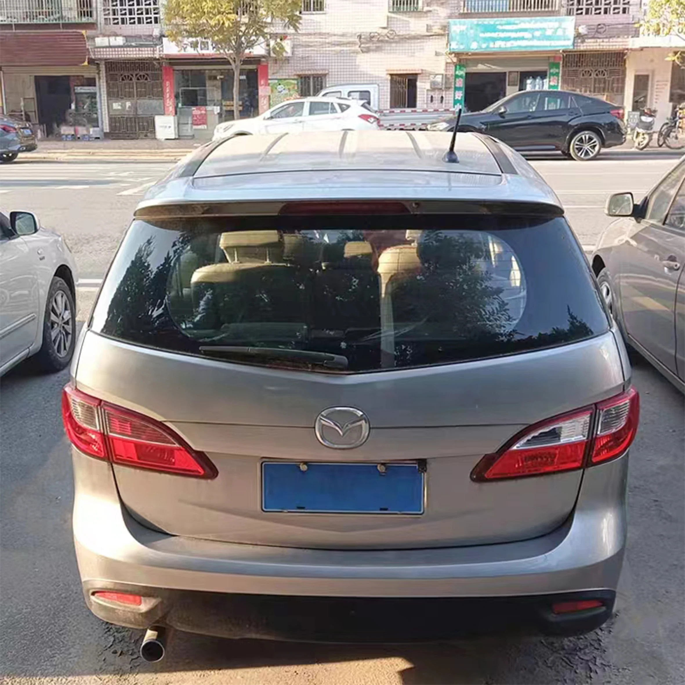 Mingao Factory Design Produce ABS Plastic Carbon Fiber Rear Mid Spoiler For 11 mazda 5 spoiler