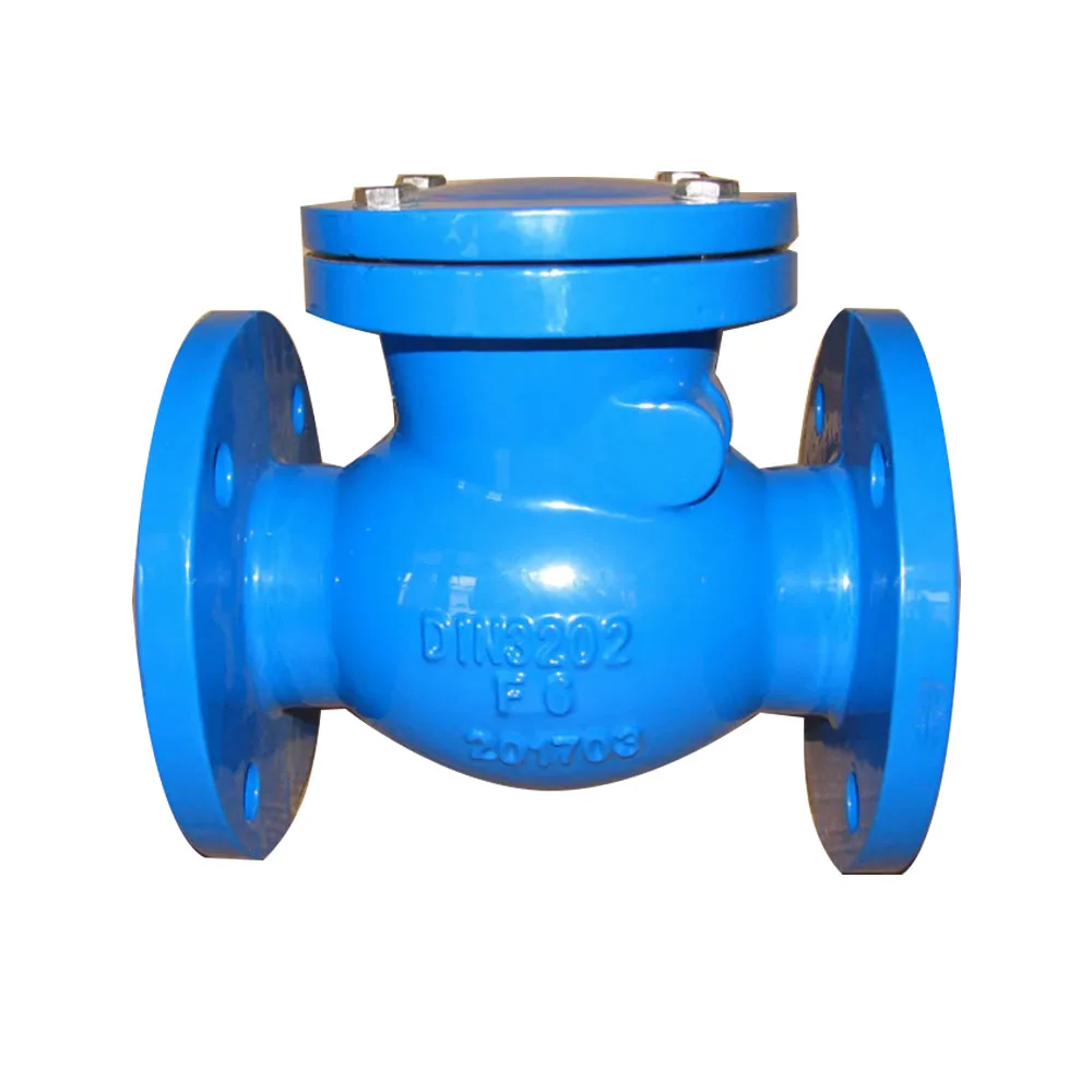 
DIN PN16 Ductile Iron Double Flange Non Return Valve Swing check valve 