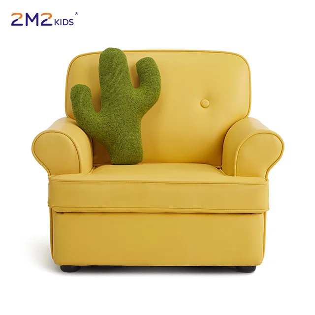 2M2KIDS Wholesale Baby Sofa Chair High Quality PU Baby Couch Kid Couch with Eco-friendly Material