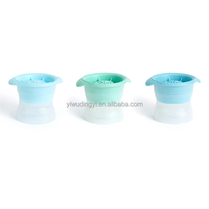 Оптовая Продажа BPA бесплатные силиконовые изготовленный на заказ форма для льда для виски хоккей чайник медленно расплава большая сфера один Macallan кубика льда прессформы льда мяч