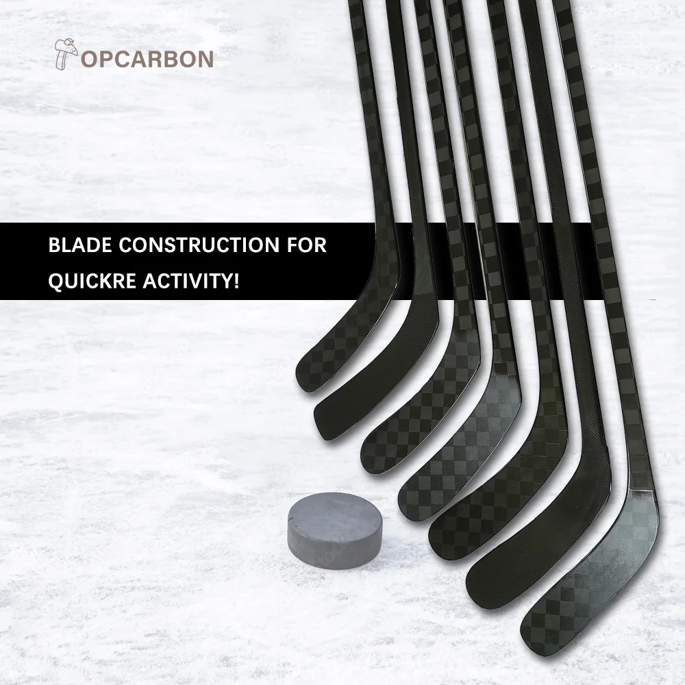 Carbon Fiber Ice Hockey Stick Customizable 350g Lightweight Carbon Ice Hockey Stick