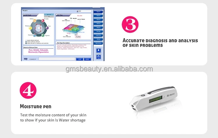Magic mirror skin analyzer face problem analyzer diagnose skin scanner beauty equipment