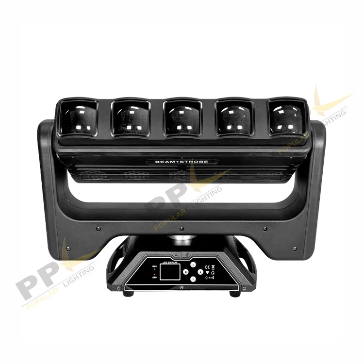 New styles 5X60W LED full color infinite dual color blade focusing Shake head matrix lamp matrix light