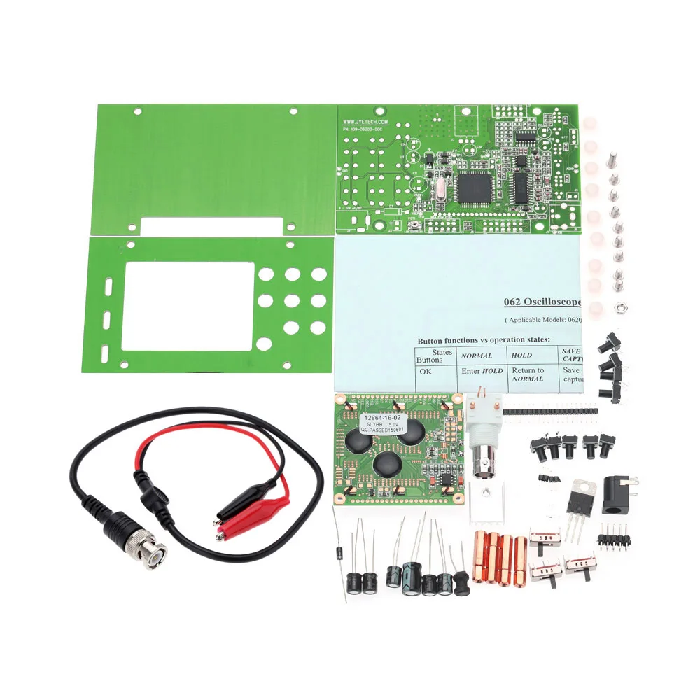  DSO062 Мини ЖК цифровой осциллограф DIY
