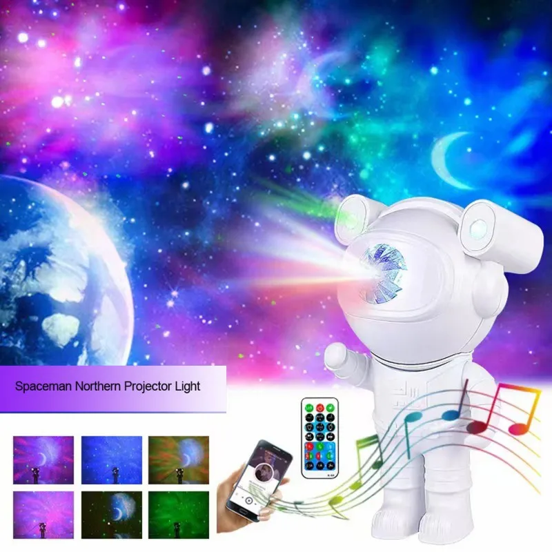 Indoor Lighting Christmas Lights Laser LED Kids Astronaut Home Decor Light Projector With Remote Control