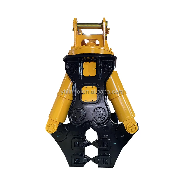 Hydraulic rotating excavator attachment demolition double cylinder metal scrap shear For Excavator