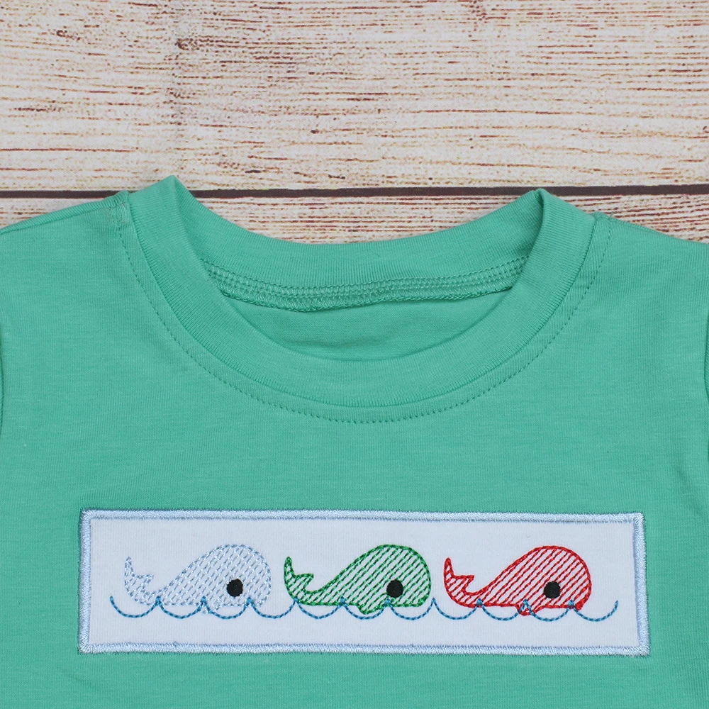 Baby clothes suit summer baby boy clothes suit T-shirt short 2 pieces of casual cotton spring