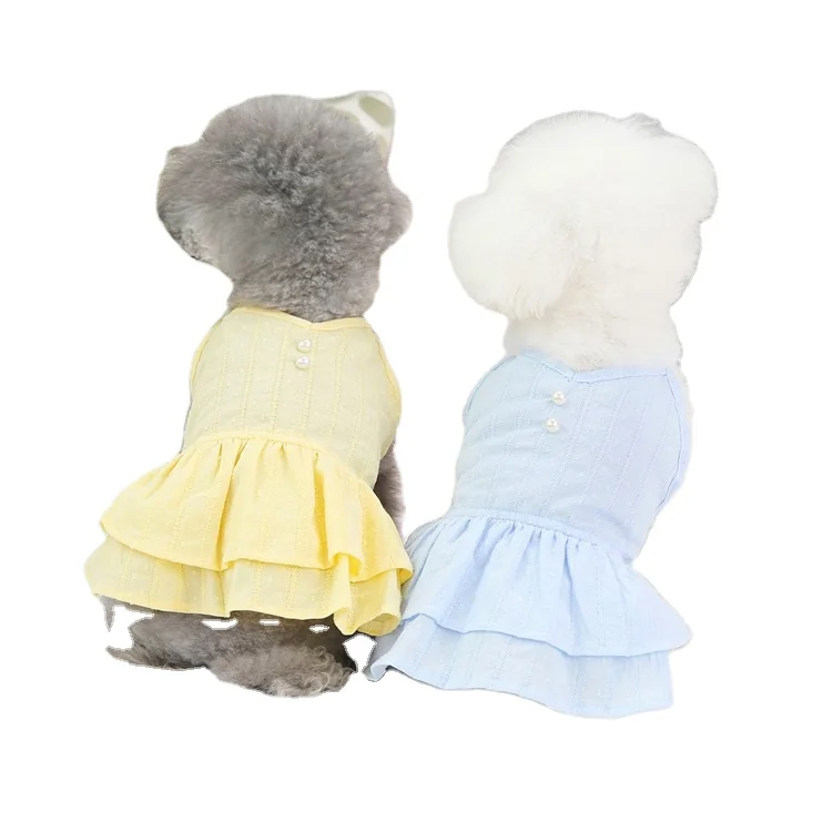 2023 New Design Dog And Owner Premium Clothes Korean Pet Clothes Dog Dress Wholesale Dog Clothes For Europe