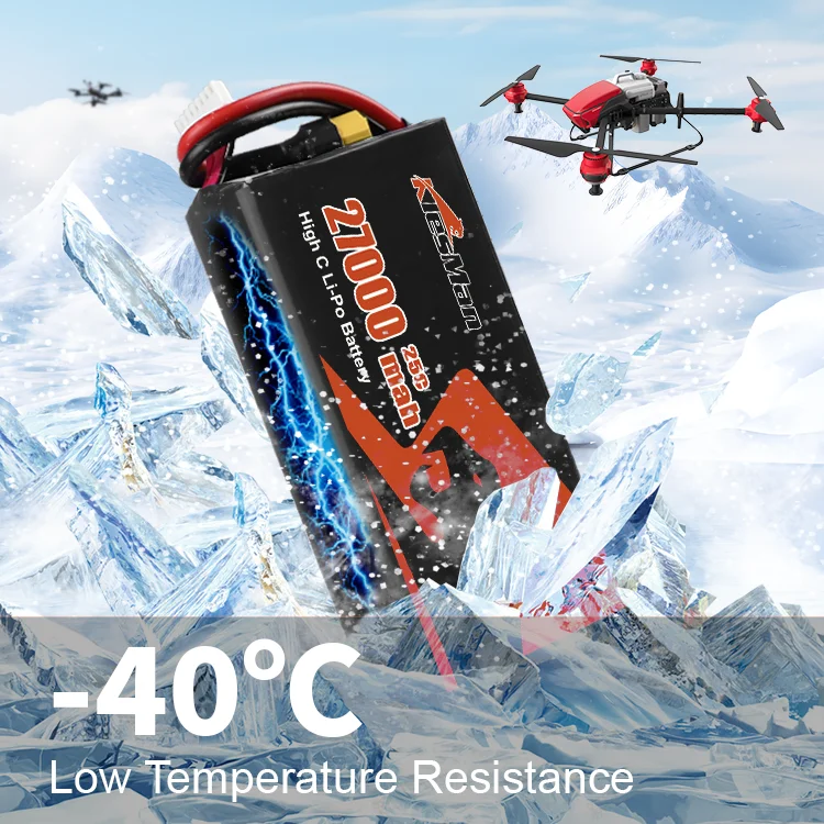 Литий-полимерный аккумулятор KlesMan 6S 22 2 В 23 7 22000 мАч 27000 44000 для дрона FPV