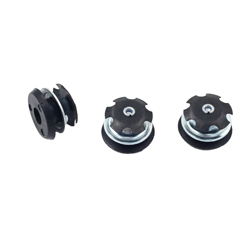 Black Round nylon Furniture Chair Swivel Glides