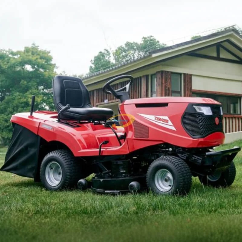 Agricultural grass cutting machinery ride on lawn mower tractor