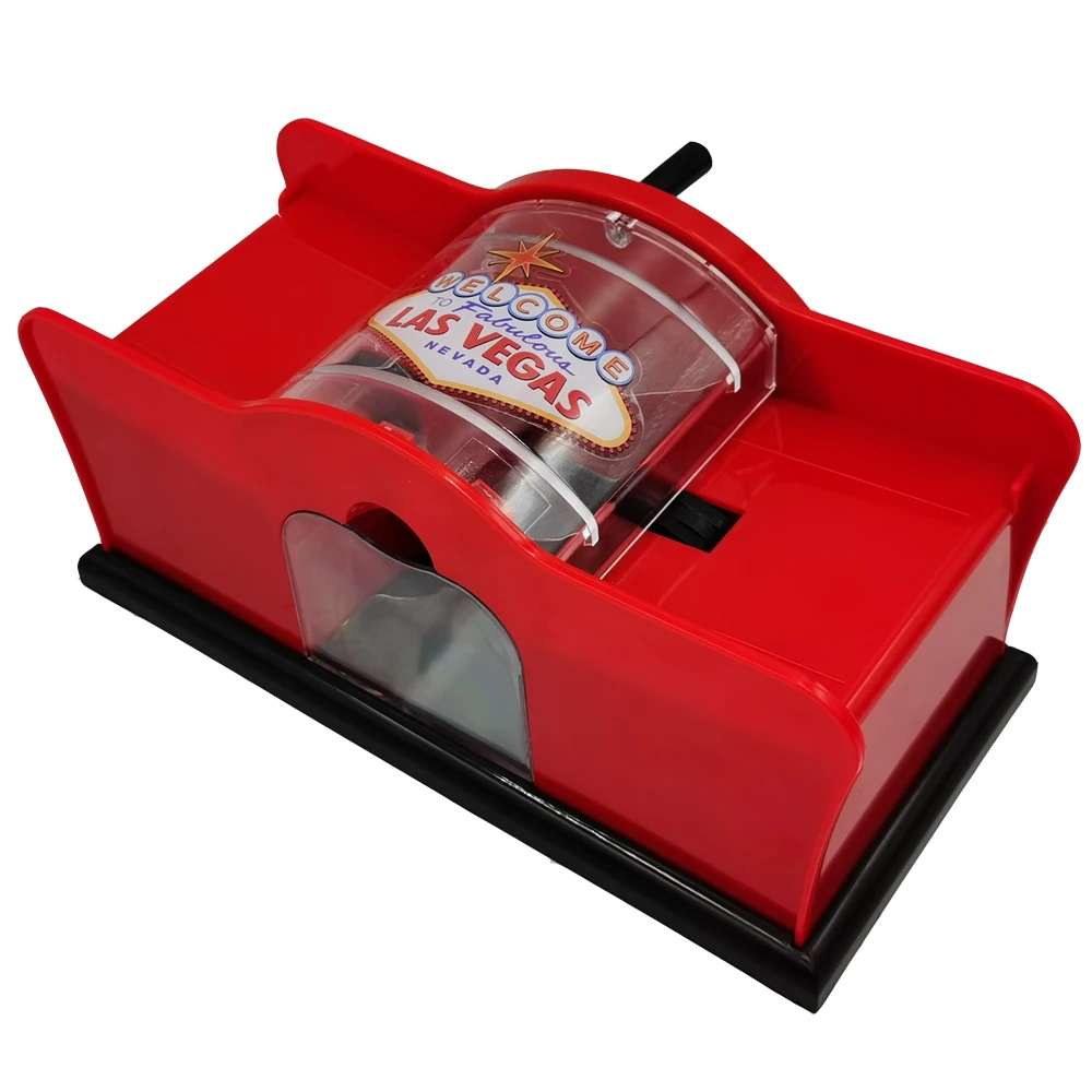 Yuanhe red Casino 2-Deck Hand Manual Card Shuffler card shuffler manual poker card shuffler