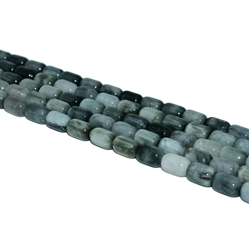 Wholesale 6*9mm Eagle Eye Tube Beads Natural Gemstones for DIY Jewelry Making