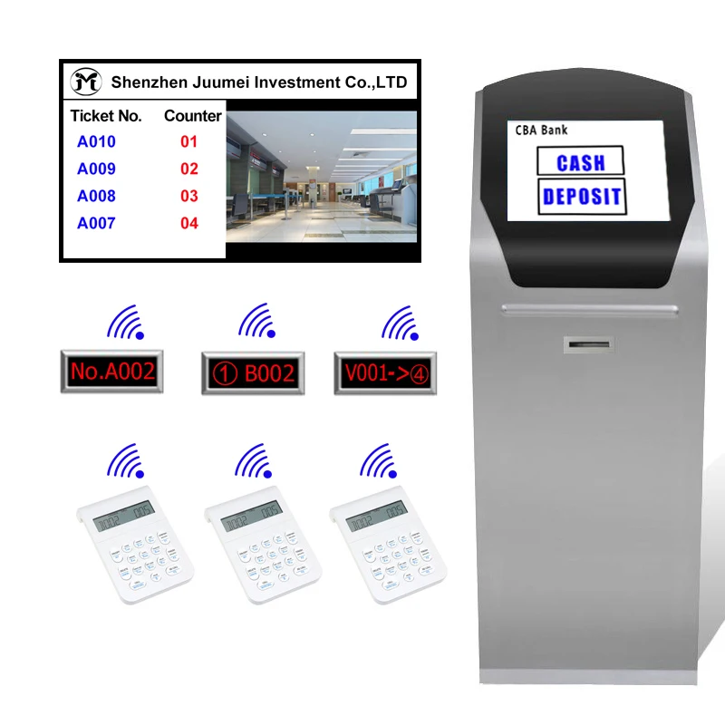 Bank Queue System Automatic Ticket Dispenser Machine
