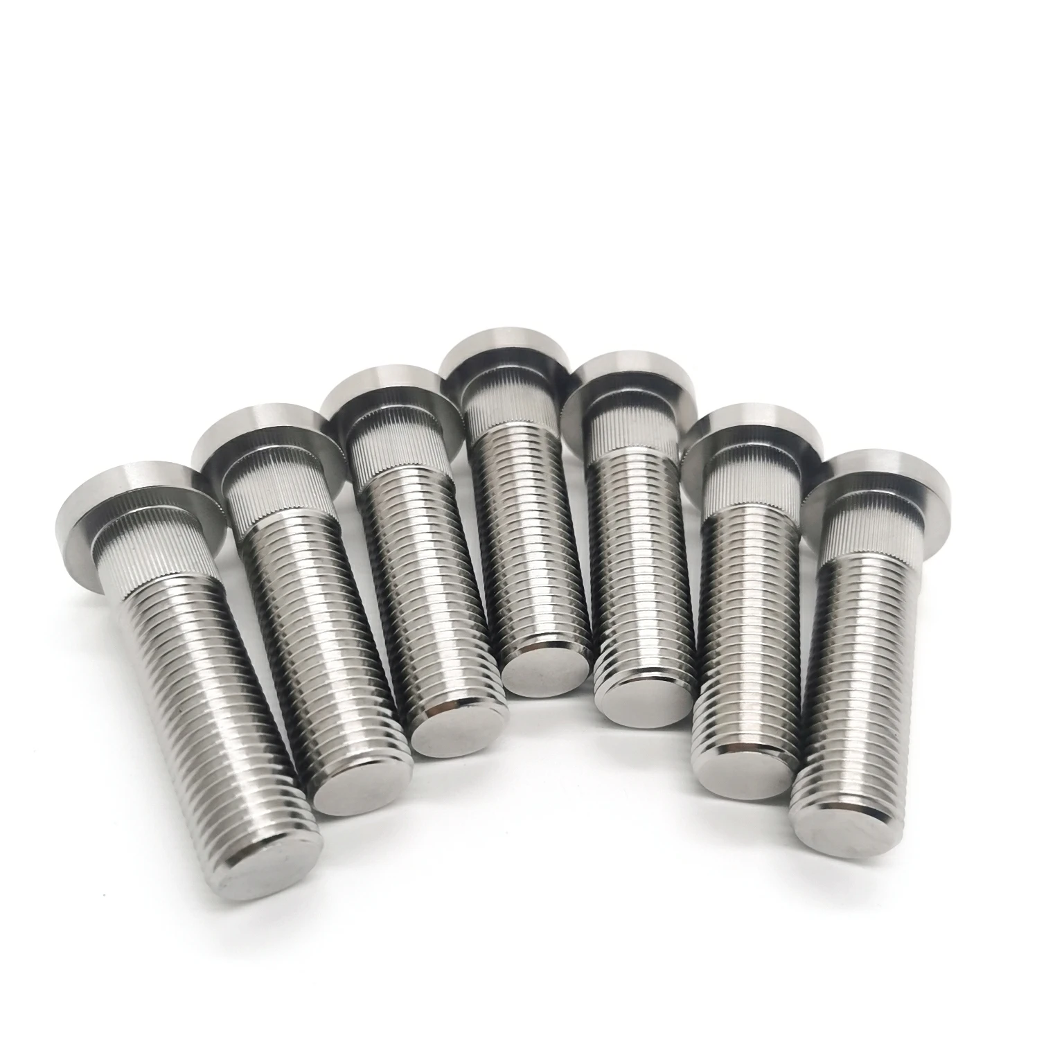 China supply Titanium  wheel bolt M10 M12 M14 GR5 Titanium bolt CNC finished