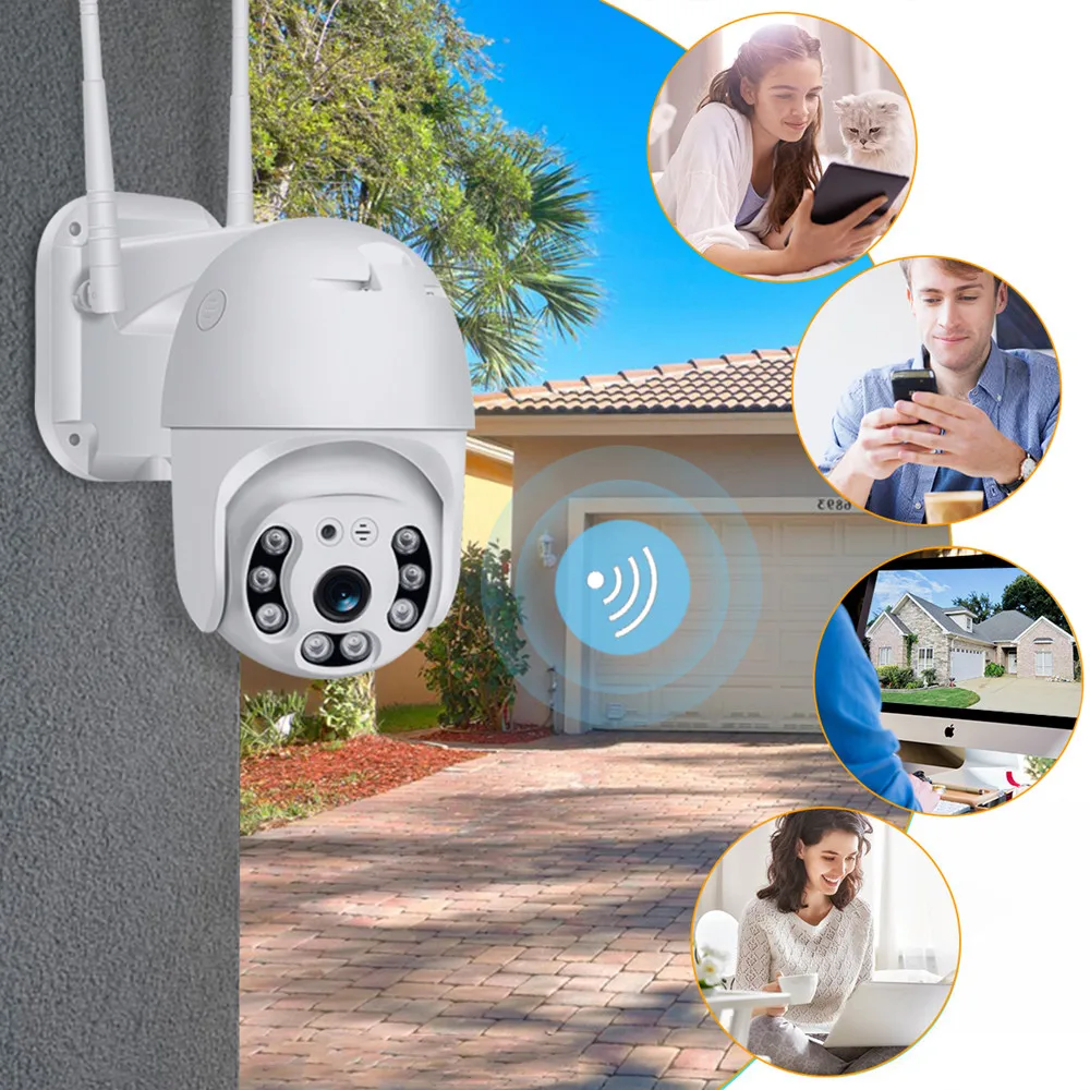 Наружная беспроводная IP-камера JXJ 2 МП 1080P PTZ