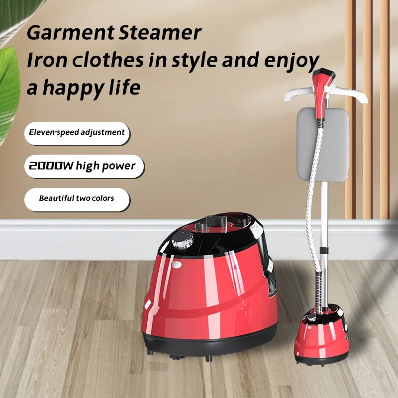 OEM Electric 2000W Vertical Steam Iron Stand Upright Ironing for Clothes Garment Steamer with Board for Clothing Curtains