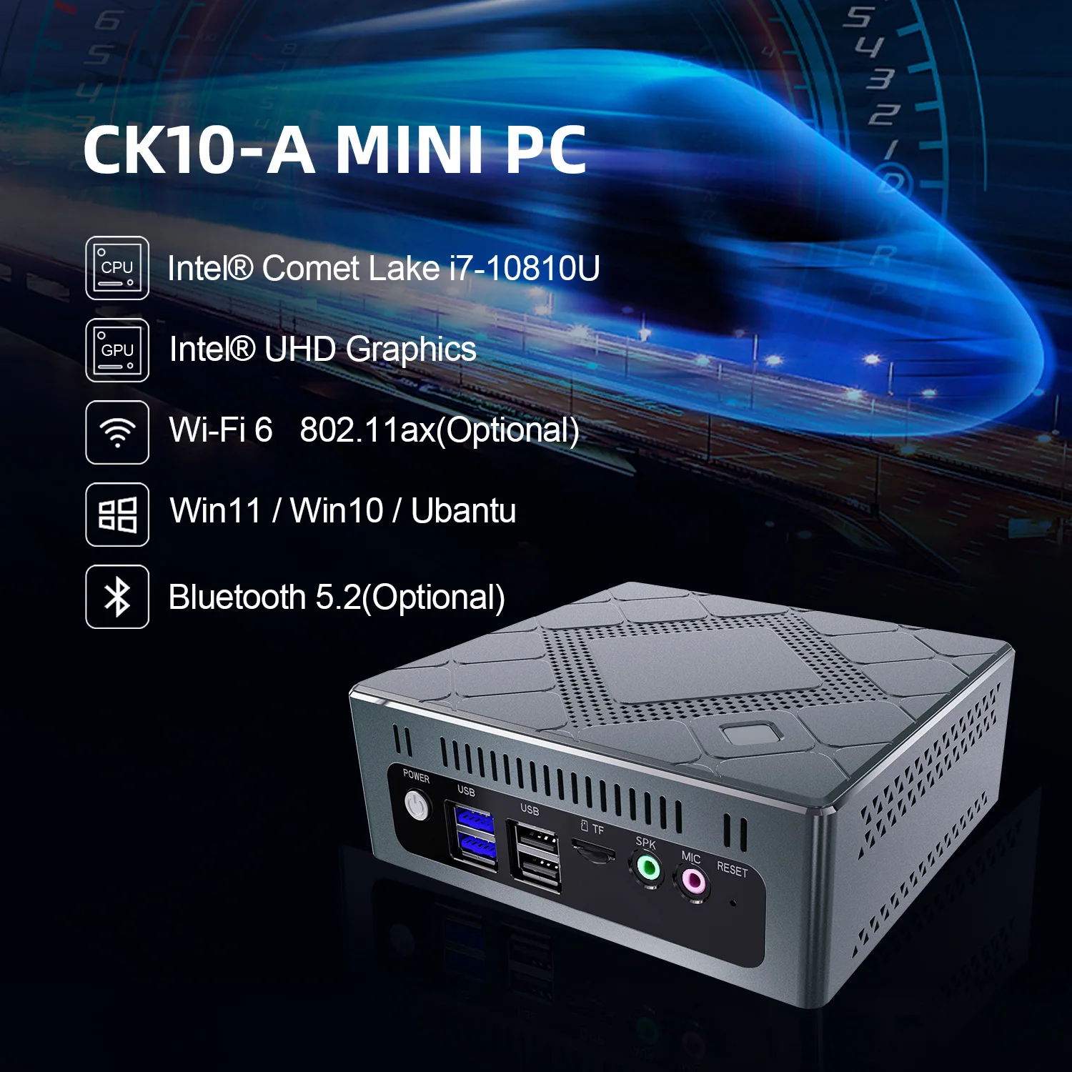 Superblue latest Gaming mini pc CK10 i5 i7 win 10pro Os desktop Industrial pc gaming computer