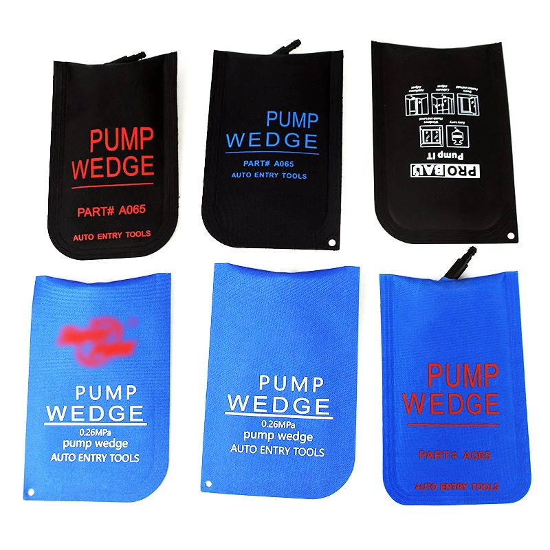 Top seller Inflatable Professional Car Air Shim Car Door Repair Air Cushion Locksmith Tool Set Air Wedge Bag Pump