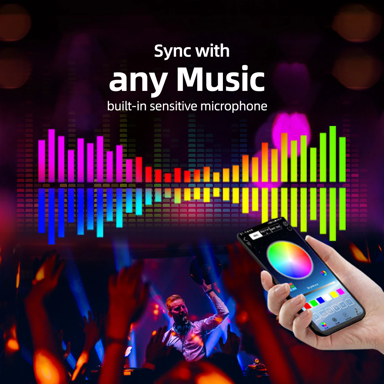 Wholesale Price String LED Light Dream Color 5v 100Leds IP65 Smart APP&IR Remote Control Music Sync for Christmas Tree Adornment