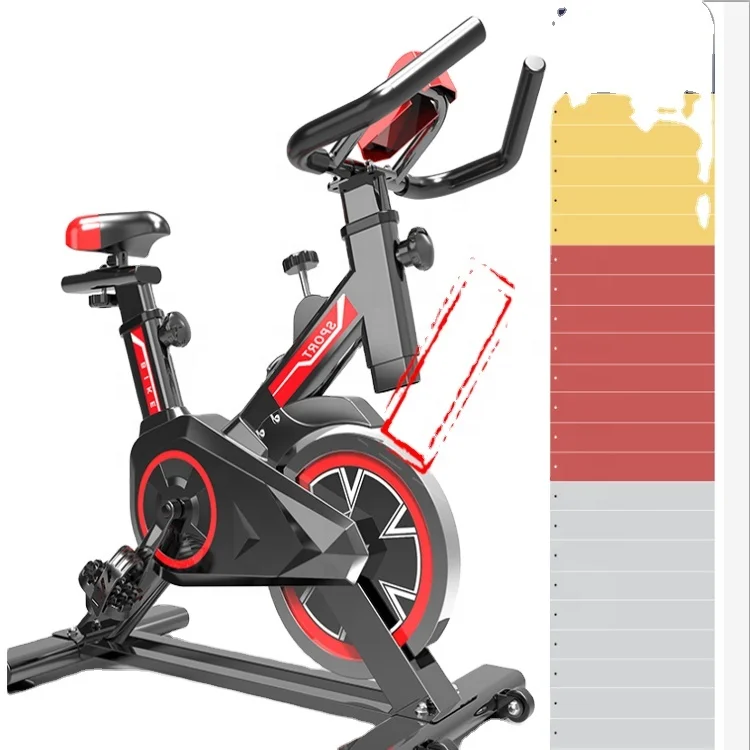 
High Traffic Intelligent Equipment Cycling Energy Black Indoor Cycle Adjustable Spinning Bike 