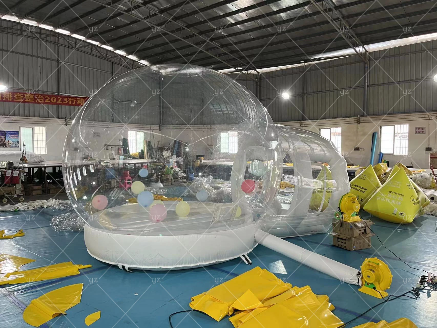 Outdoor 3 meters inflatable bubble house tent balloon transparent PVC bubble bounce house