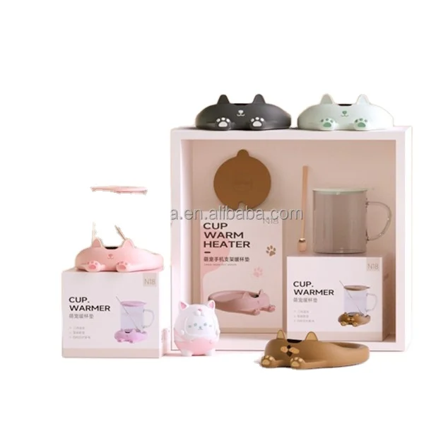 Customize OEM Desk Keep Warm Cup Holder Coffee Milk Can Use Warm Thermostatic Cup Coaster