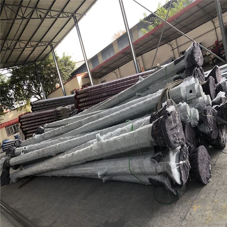 Steel High Mast Conical Octagonal Tubular Driveway Street Public Lighting Led Light Lamp Billboard Post Monitoring CCTV Pole