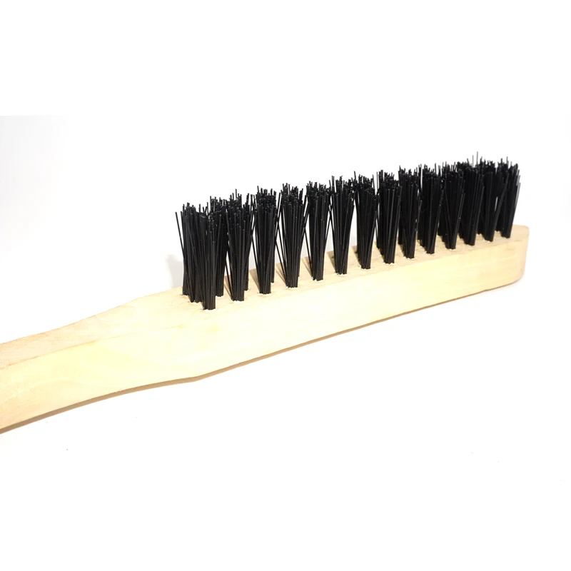Wood Handle Wire Scratch Brush Heavy Duty Stainless Steel Brushes