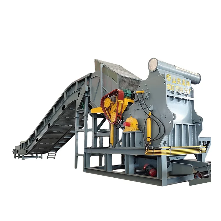 Завод по переработке металлололома, производственная линия для измельчения металла от китайского завода